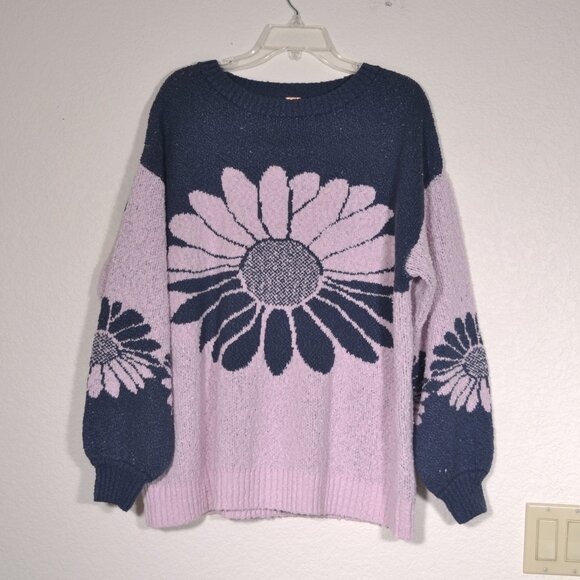 NEW FREE PEOPLE IN BLOOM SWEATER, XSMALL - Picture 4 of 12